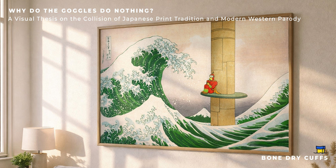 Why Do the Goggles Do Nothing? A Visual Thesis on the Collision of Japanese Print Tradition and Modern Western Parody