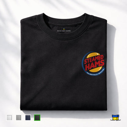 Black Steamed Hams Simpsons T-Shirt