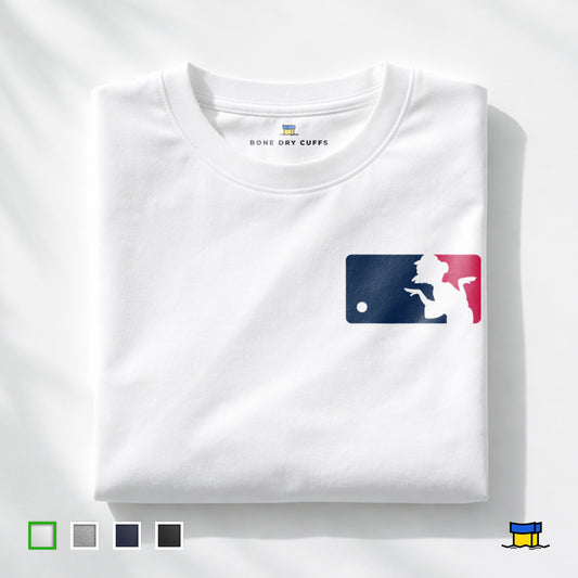 Folded White MLB Simpsons T-Shirt