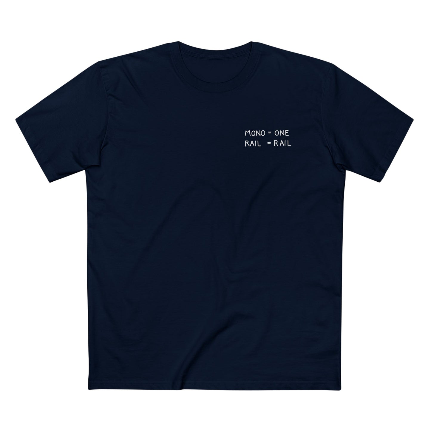 Navy Monorail Simpsons T-Shirt