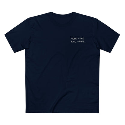 Navy Monorail Simpsons T-Shirt