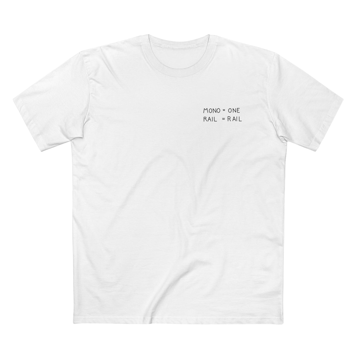 White Monorail Simpsons T-Shirt