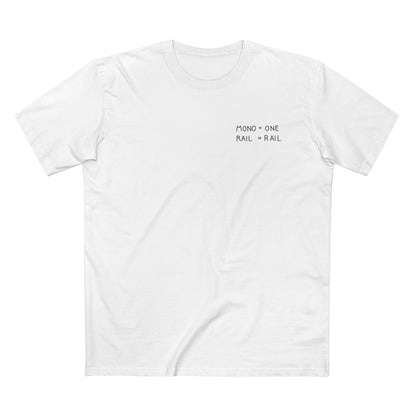 White Monorail Simpsons T-Shirt